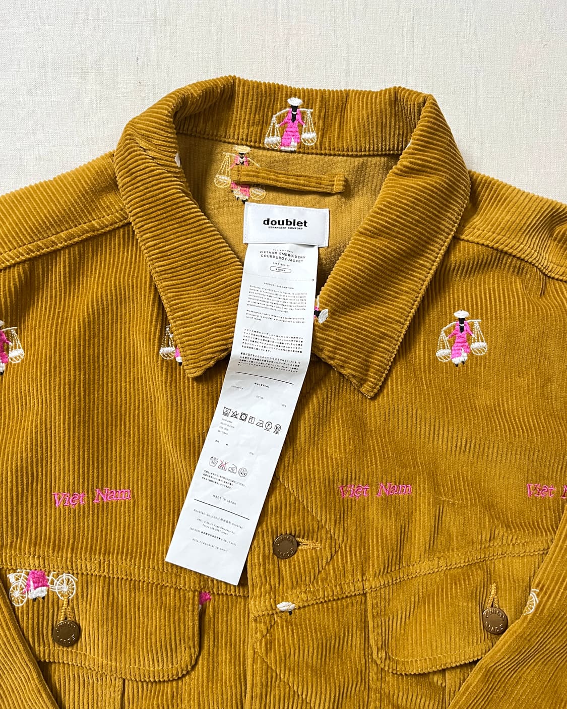 더블렛 베트남자수 코듀로이 자켓 doublet 20aw 상품이미지6