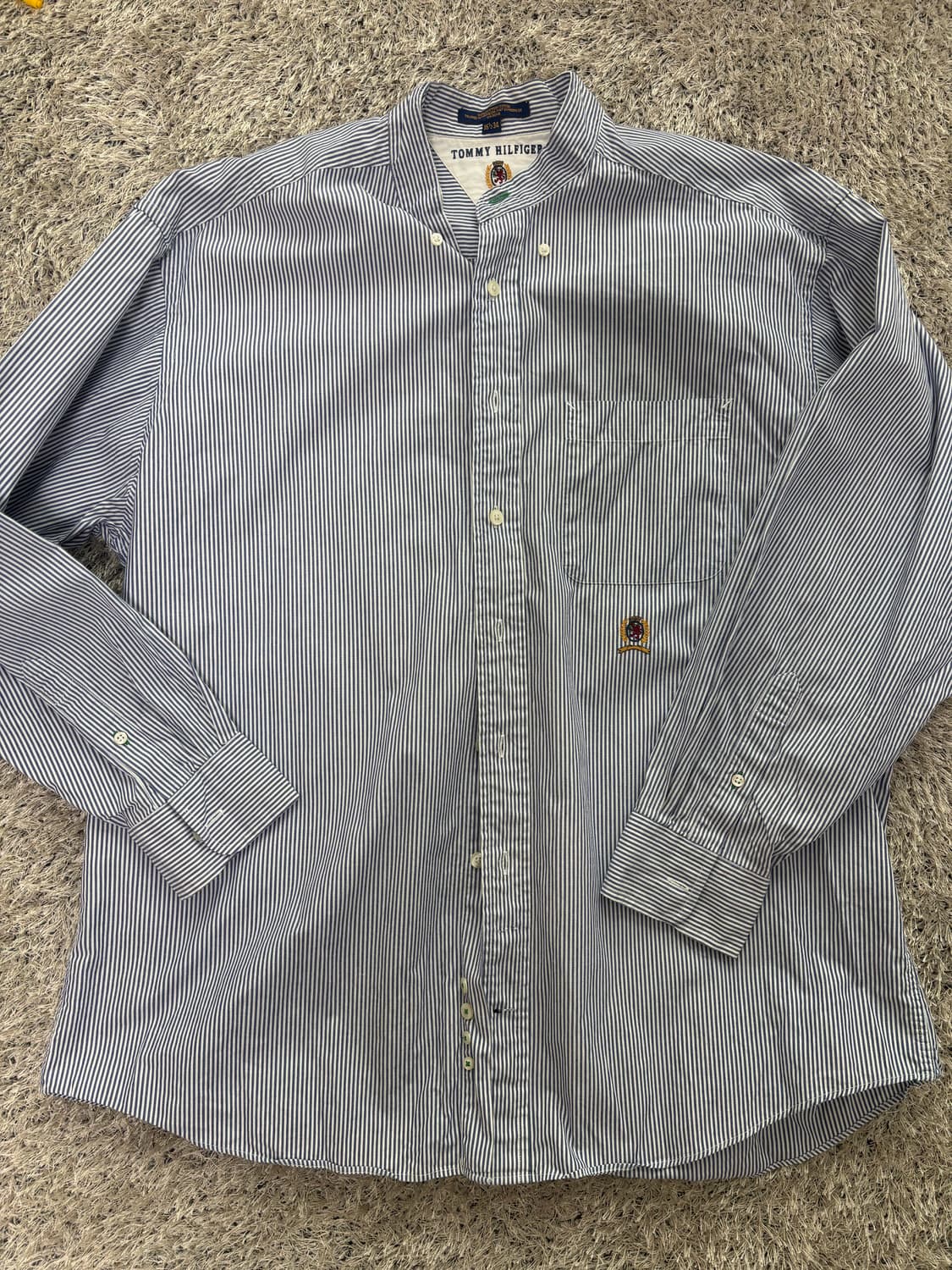 일본판 타미힐피거 스트라이프 셔츠 사이즈 105-110 상품이미지1