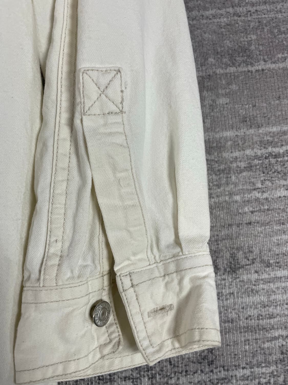 Vtg Levis 화이트 데님셔츠 상품이미지8