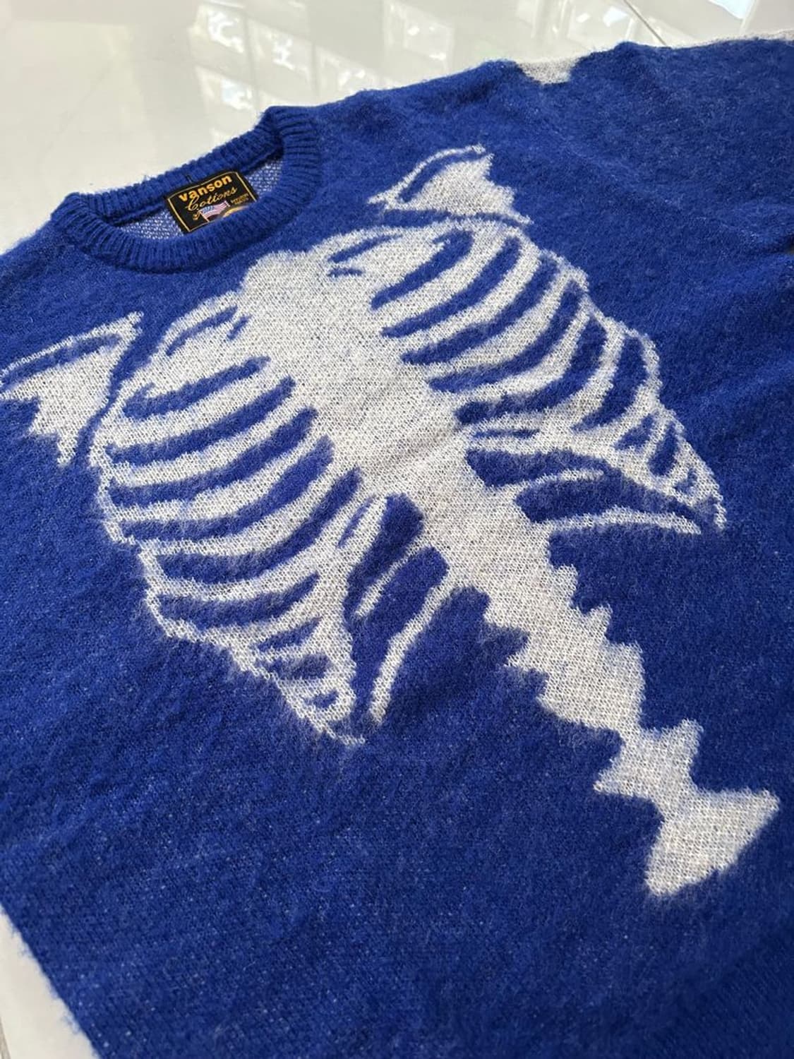 BONE MOHAIR KNIT 리얼본 모헤어 니트 AAV-2501 상품이미지7