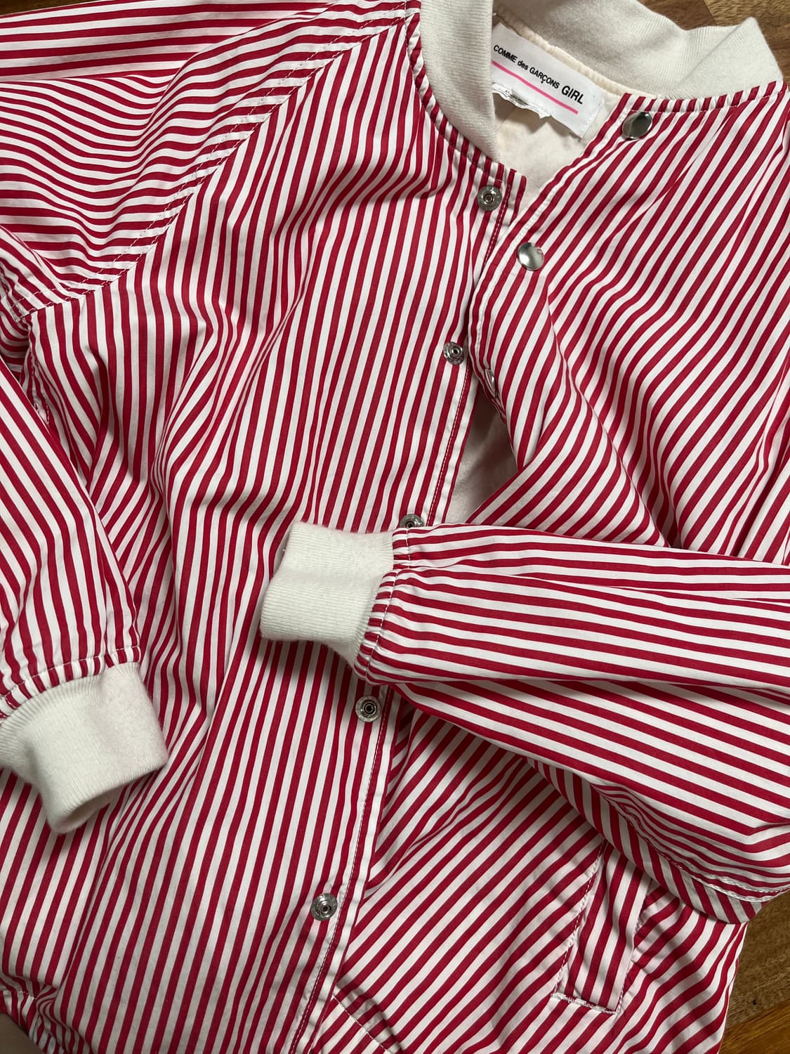 꼼데가르송 걸 스트라이프 블루종 상품이미지1