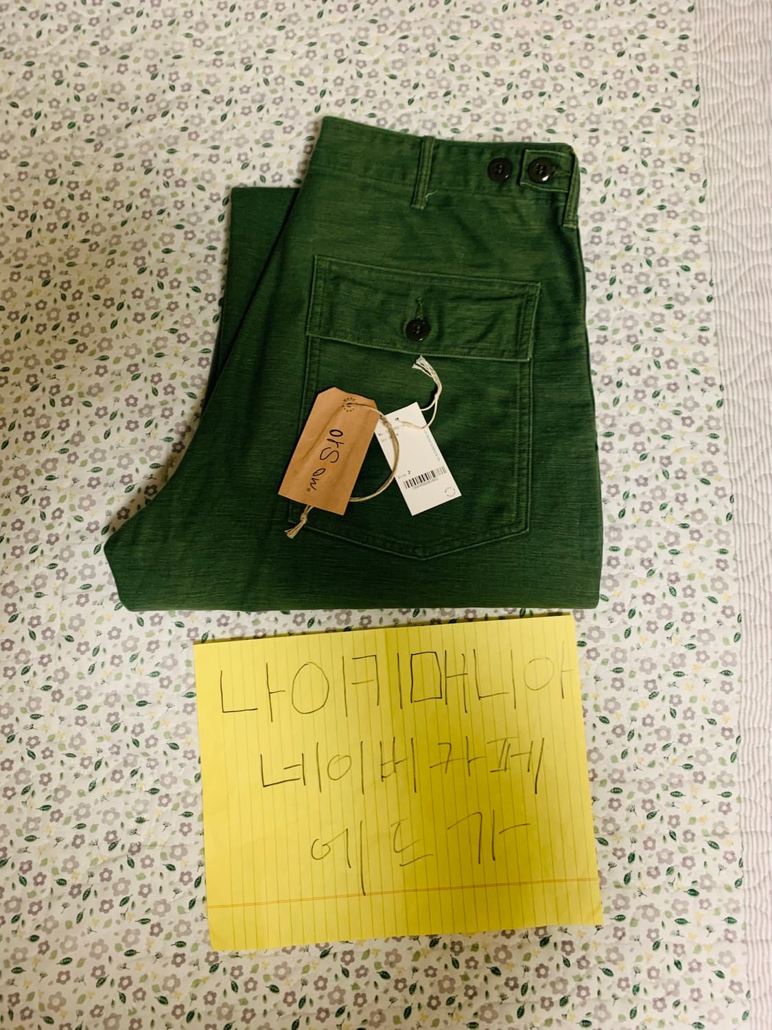 [2] 오어슬로우 01-5002 퍼티그 팬츠 오리지널 핏 상품이미지7