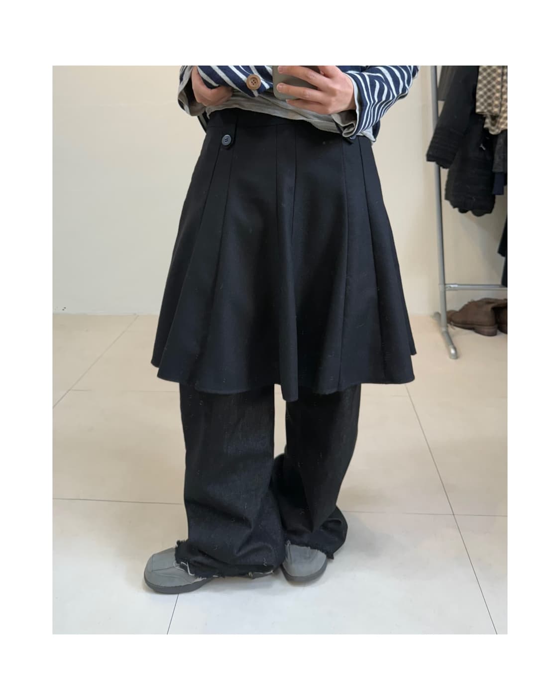 빈티지 울 스커트 상품이미지1