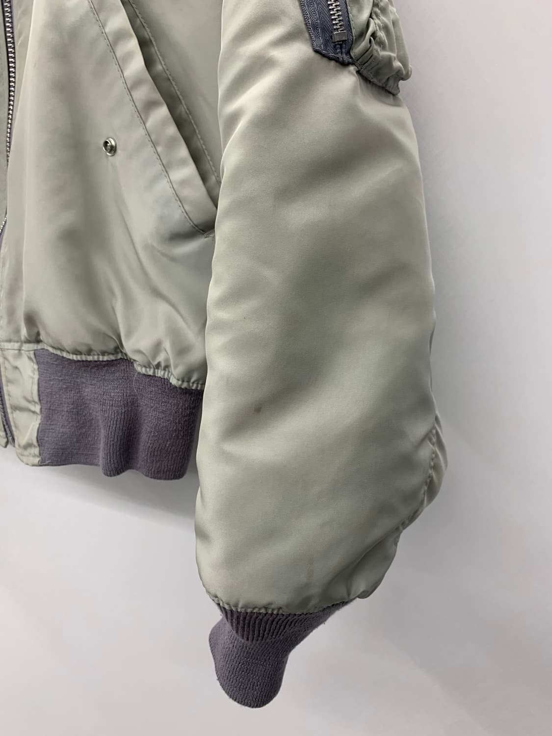 Corinth(usa) 80s 라이트그레이 봄버 상품이미지8