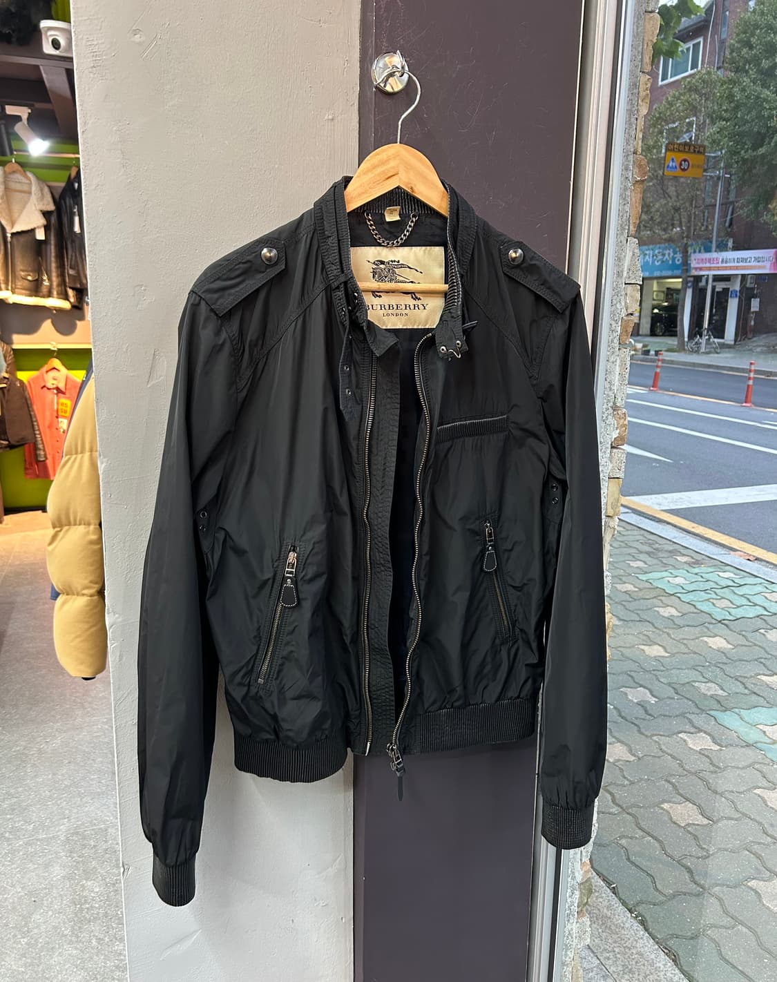 XL/ 버버리 블루종 봄버 자켓 상품이미지8