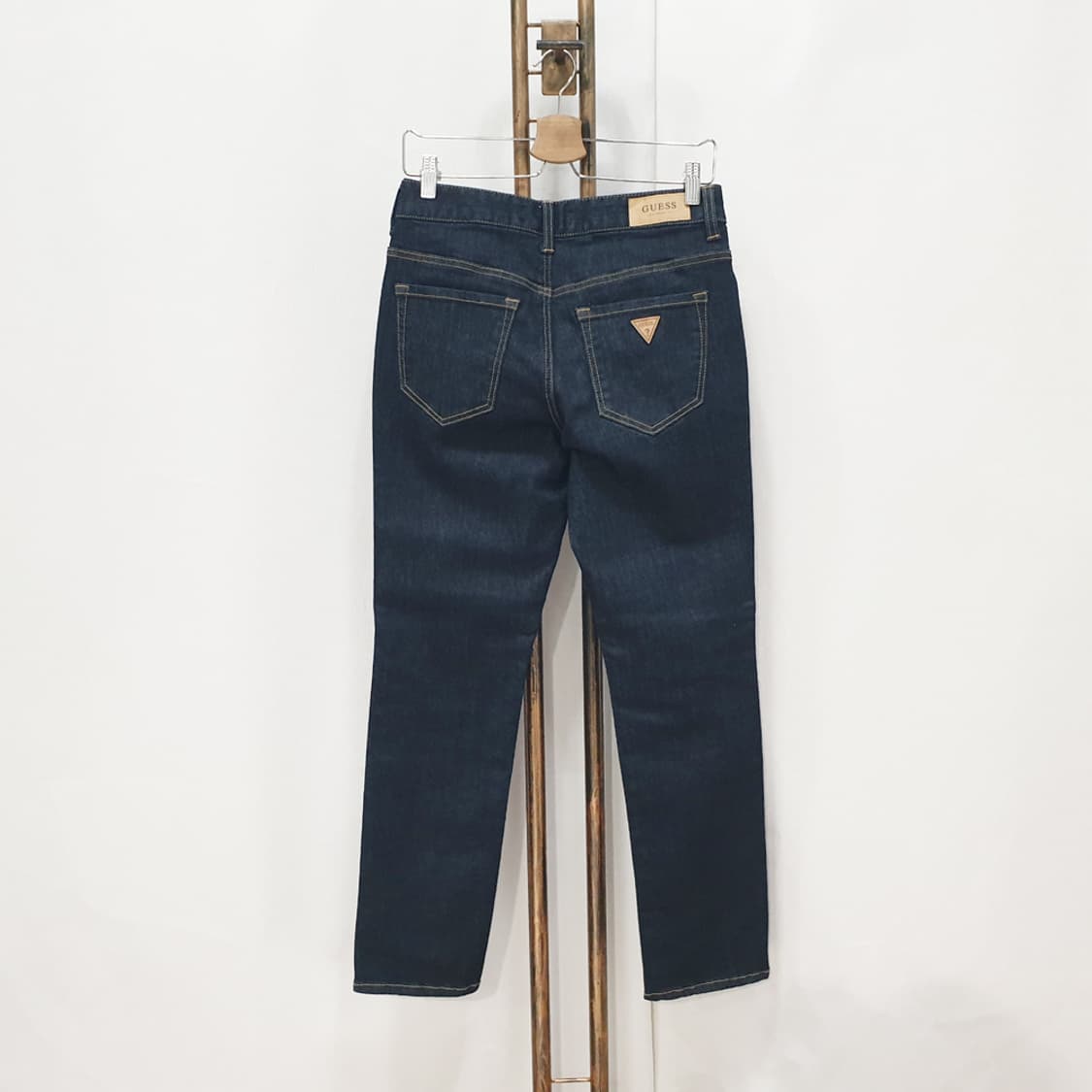 게스 남성용 슬림 크롭 스트레이트 데님 청바지(28) 상품이미지3