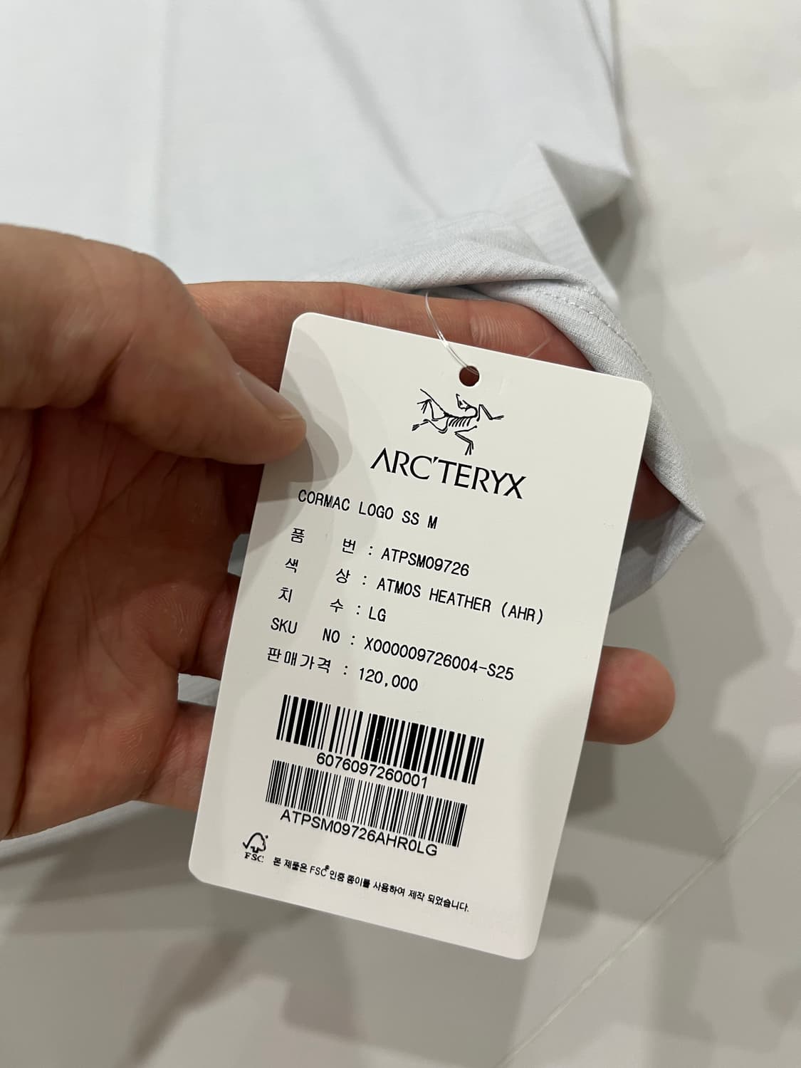 아크테릭스 코막 로고 ss 남성 상품이미지3