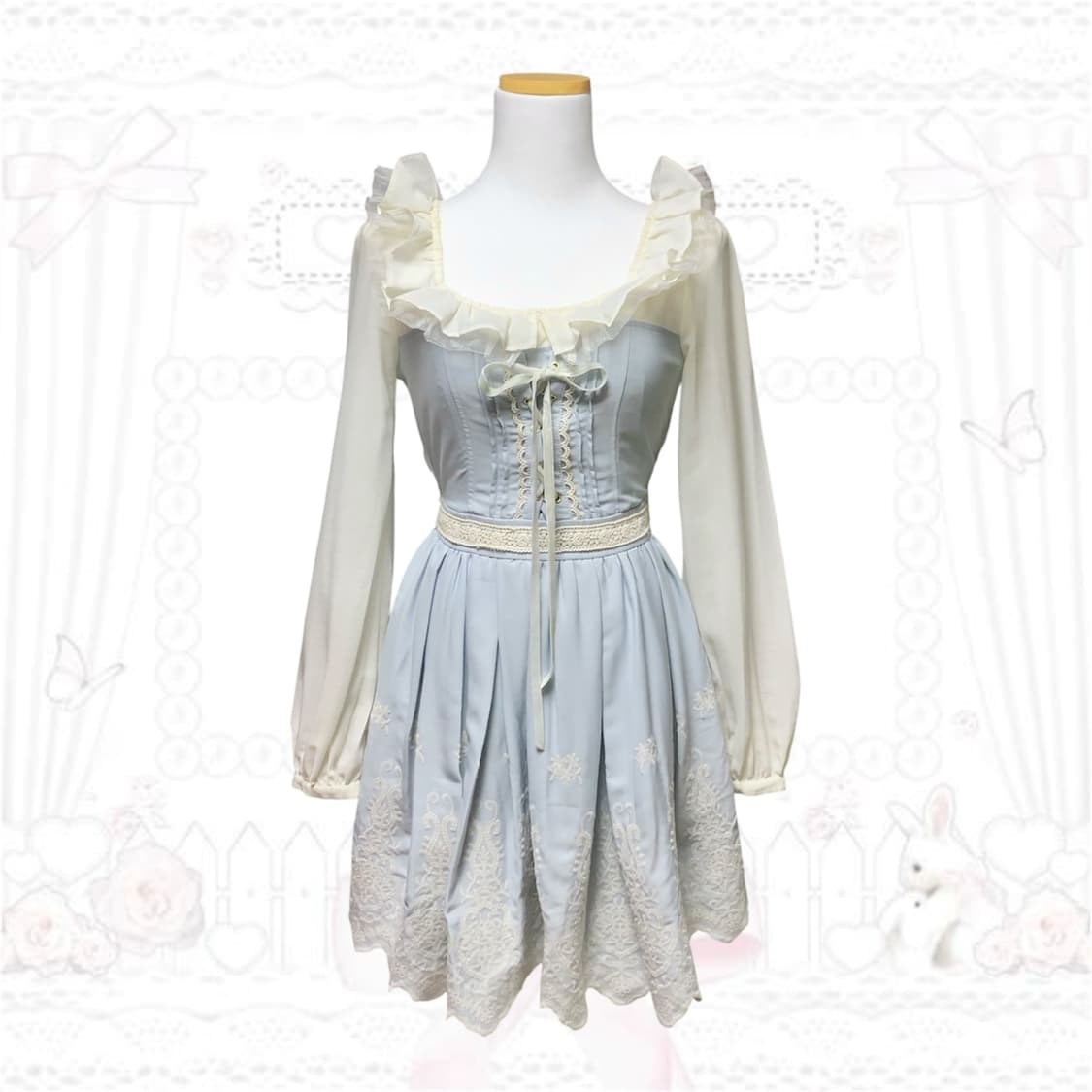 리즈리사 솜사탕 캔디 원피스 히메갸루 라떼갸루 짜잔씨 일본빈티지 상품이미지1