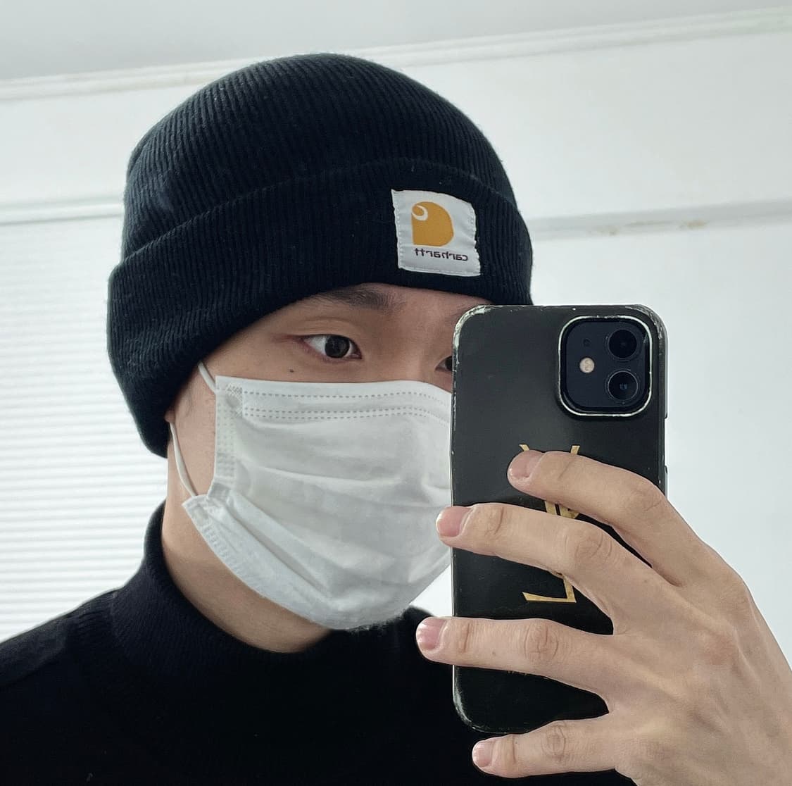 칼하트 비니 블랙 상품이미지2