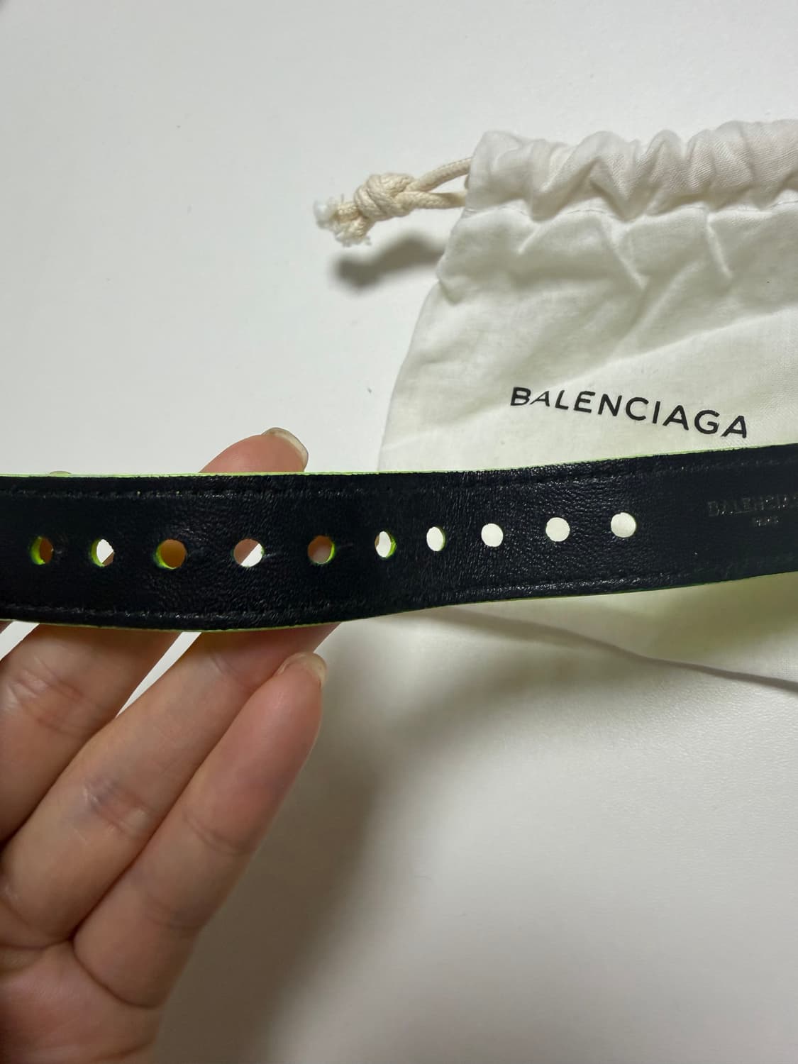 발렌시아가 레더 브레잇슬릿 상품이미지3