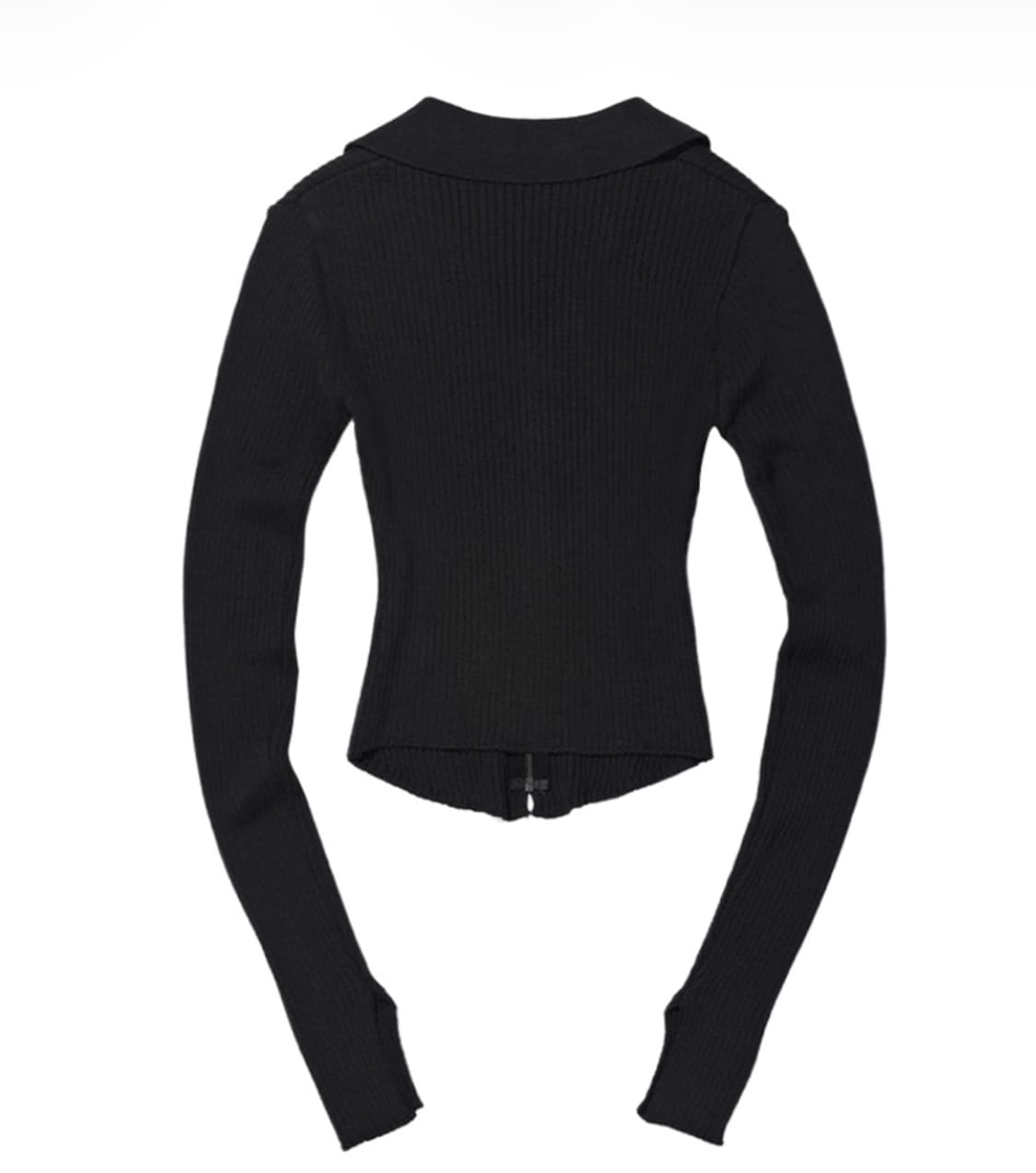 택ㅇ새제품) 미스치프 니티드 롱 슬리브 셔츠 블랙 M 상품이미지2