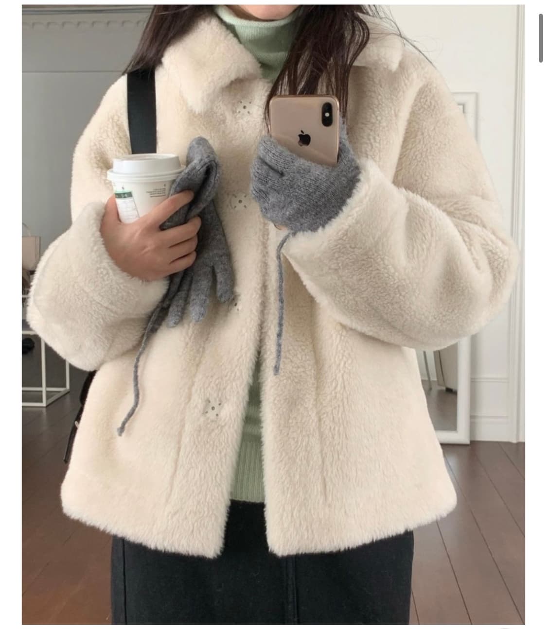 진심 시어링 무스탕 상품이미지1