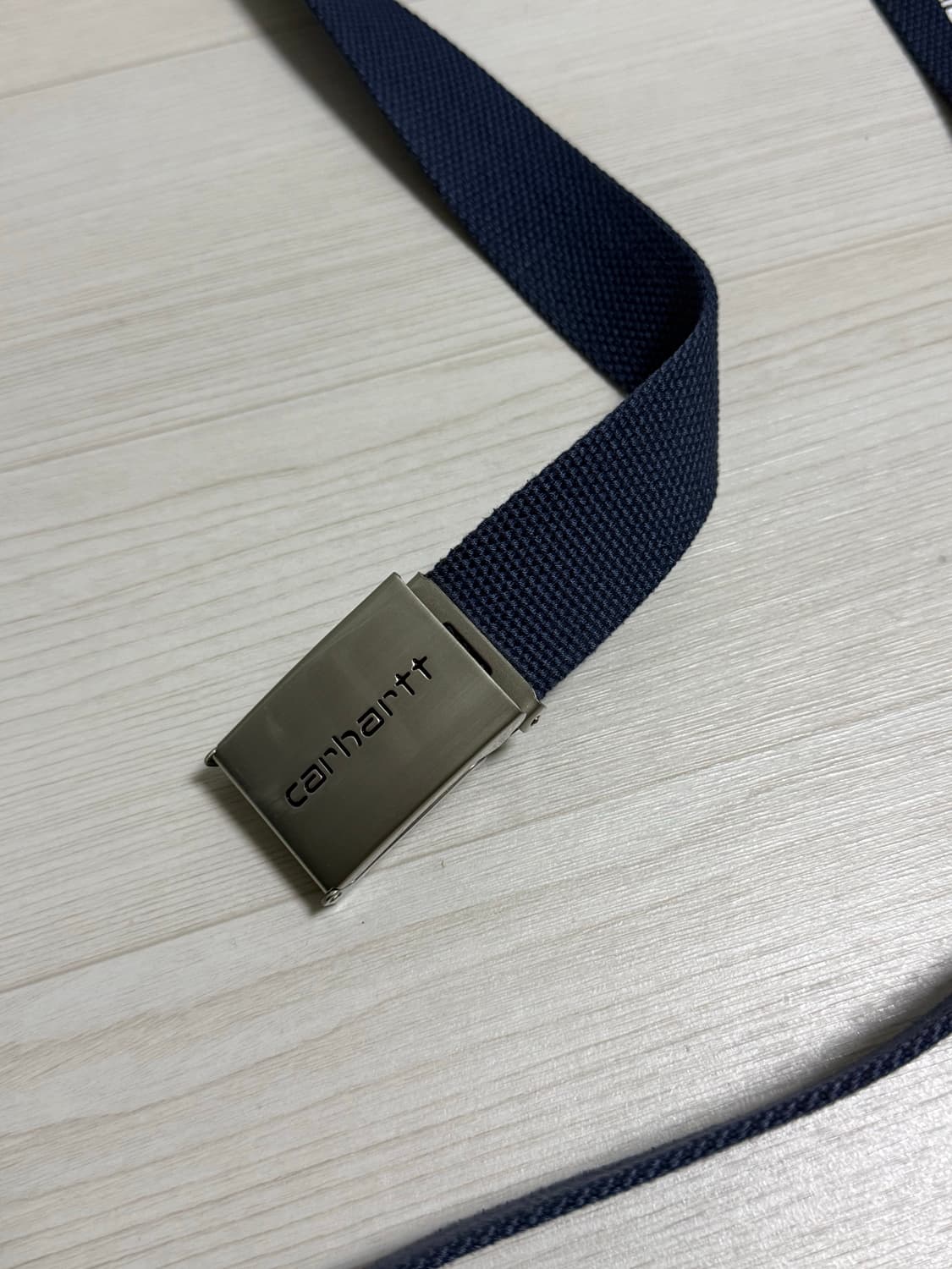 칼하트 WIP 클립 벨트 크롬 에어 포스 블루 상품이미지1