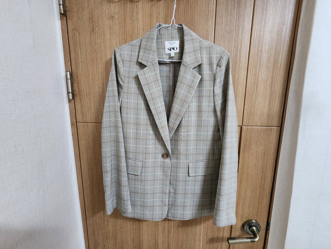 (S)여성 스파오 썸머 체크 자켓 봄여름 상품이미지1