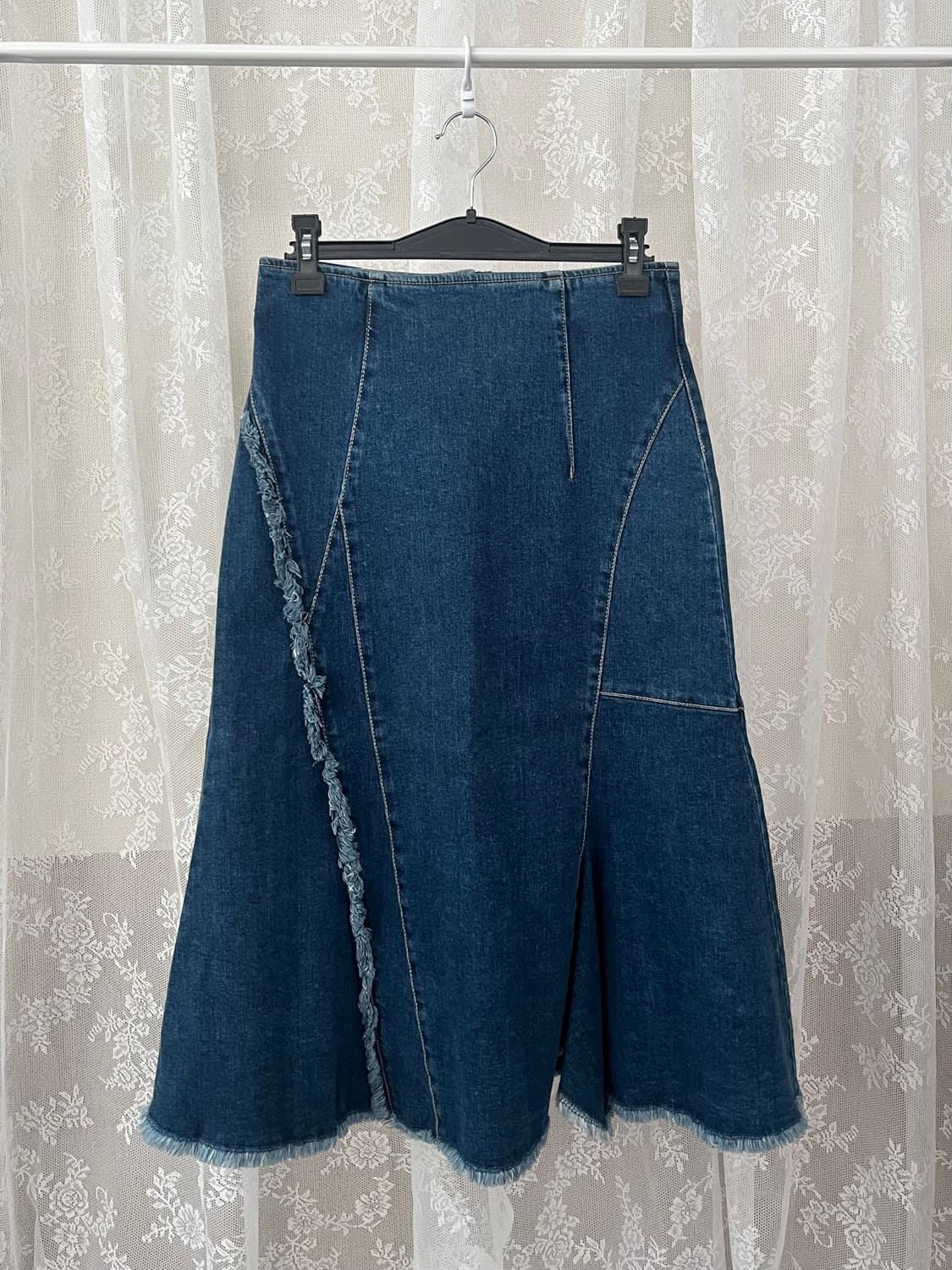 66) 에고이스트 데님 롱 스커트 상품이미지1