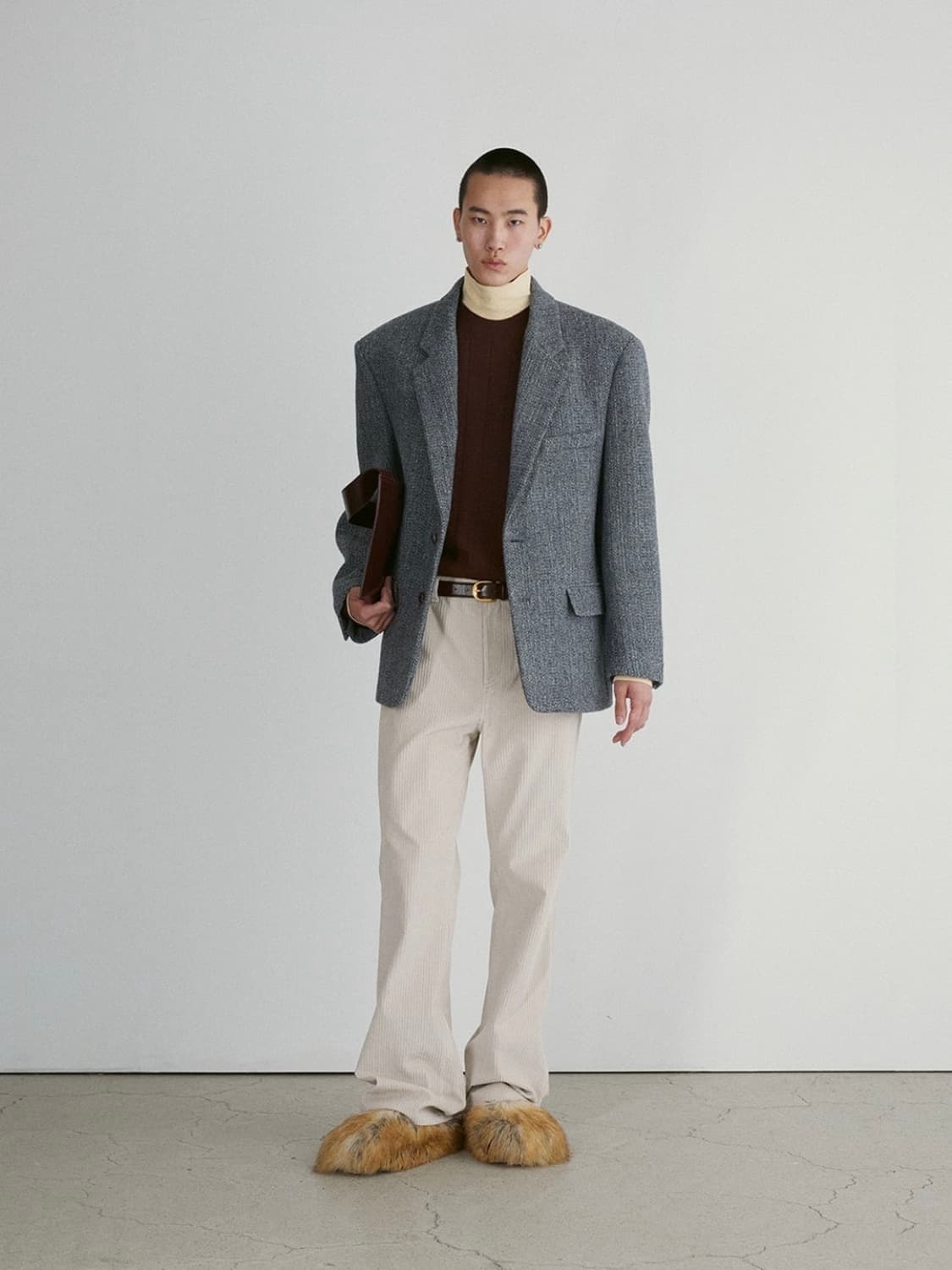 [M] 렉토 서스테이너블 울 블렌드 코트 블레이저 자켓 상품이미지4