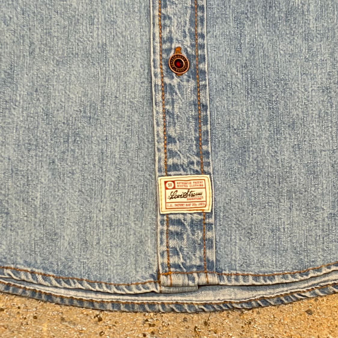 00s 미국빈티지 리바이스 청남방 데님셔츠 청셔츠 상품이미지6