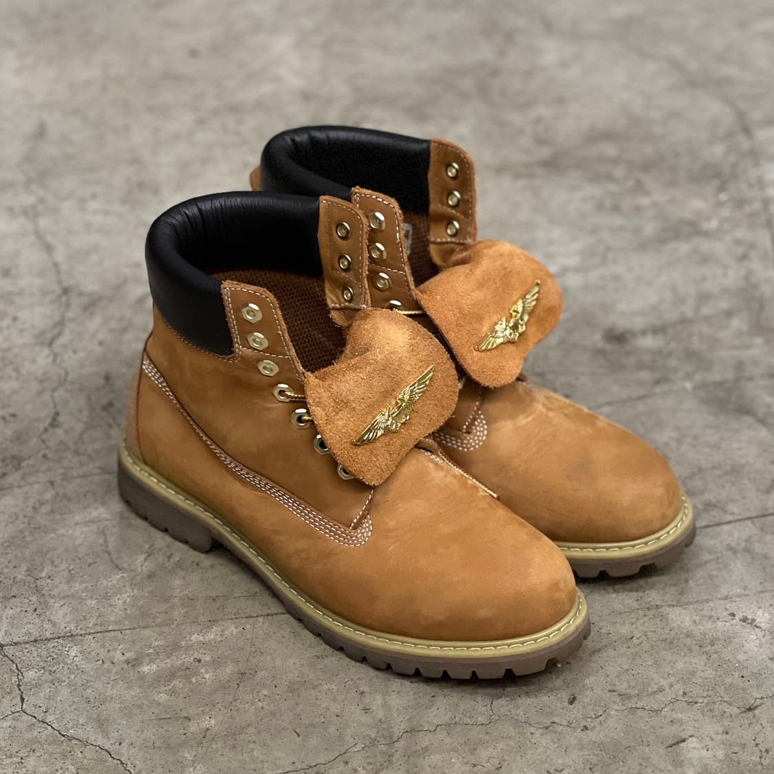 팀버랜드맛 호킨스 부츠275 + 금장 브로치세트 상품이미지1