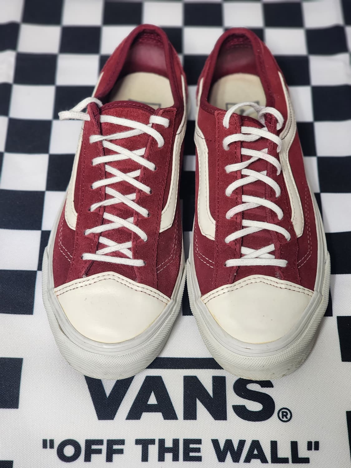 Vans 올드스쿨 36 레드 스웨이드 스니커즈 240 상태좋음 상품이미지2