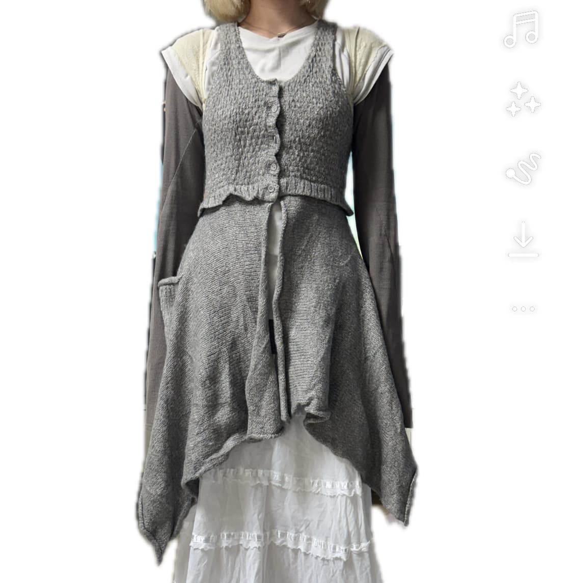 Vintage Knit vest 상품이미지1