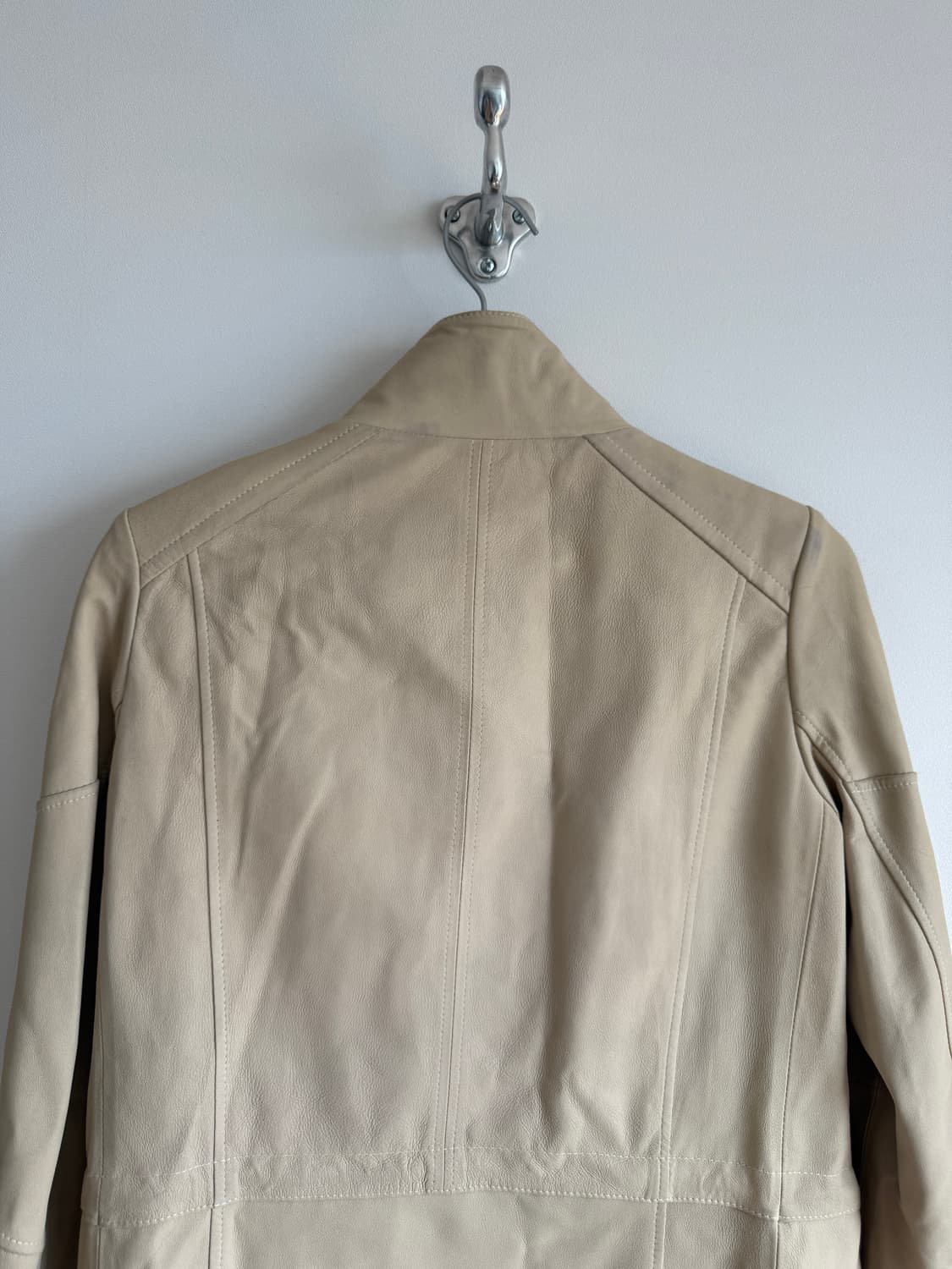 Pre owned 코트레더 자켓(염소가죽) 상품이미지6