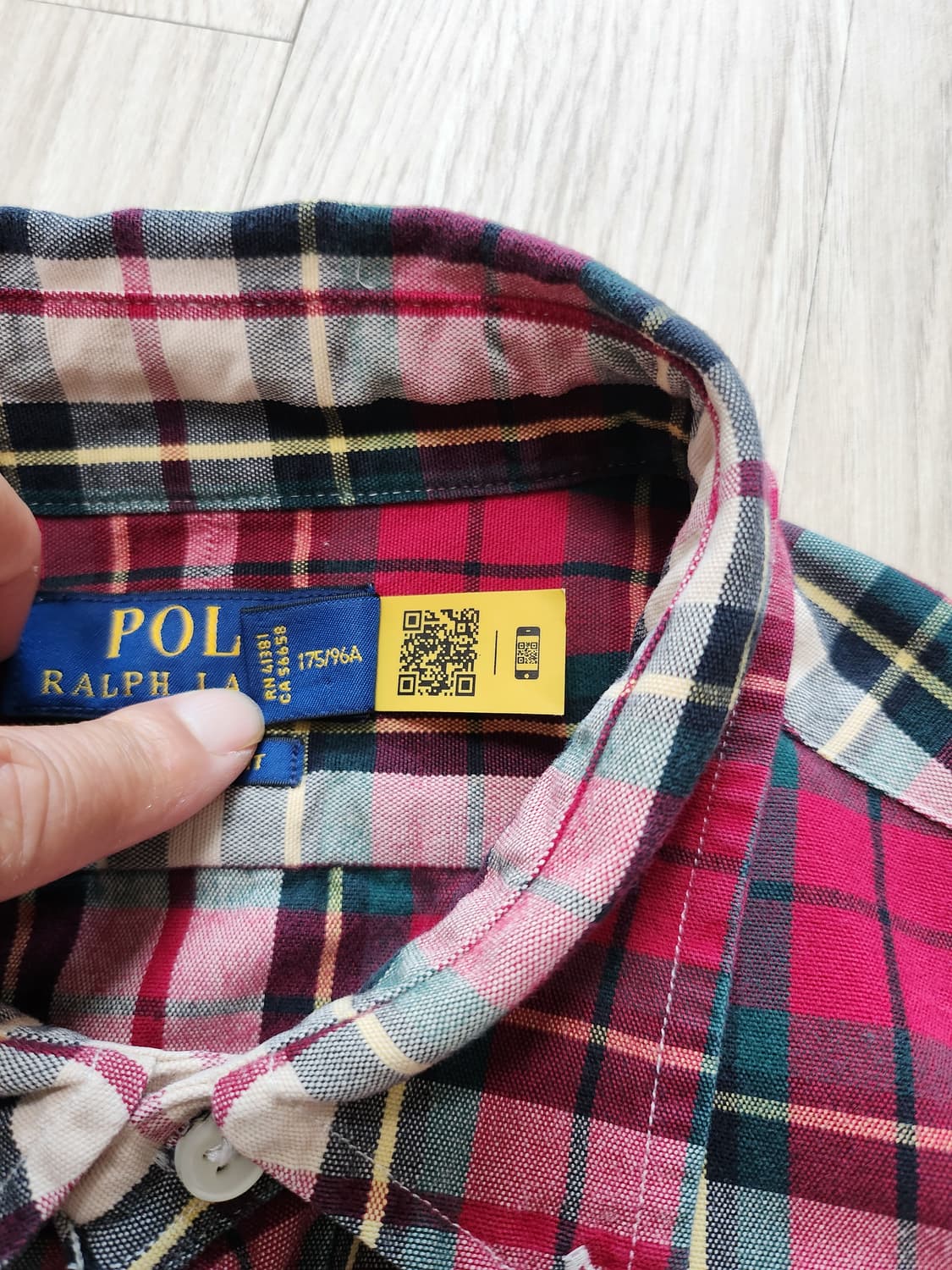 폴로랄프로렌 프란넬셔츠(M 상품이미지9