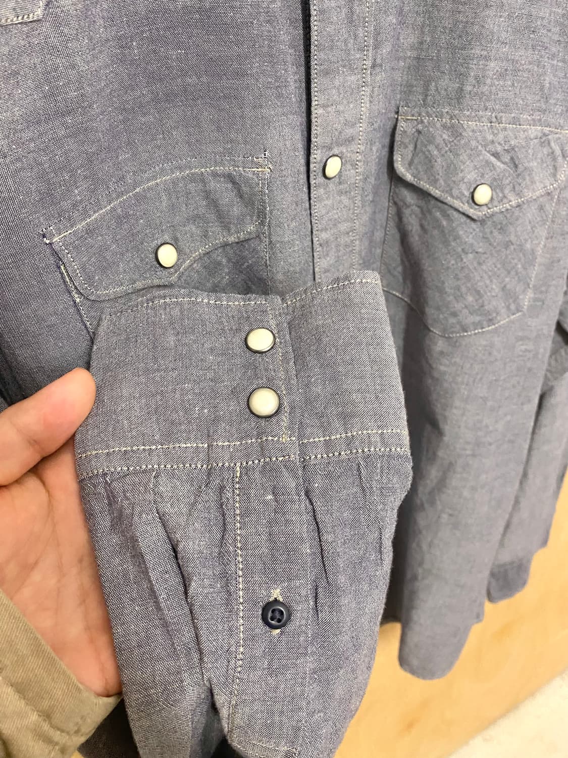 OLD GAP western chambray shirts 올드갭 웨스턴 상품이미지8