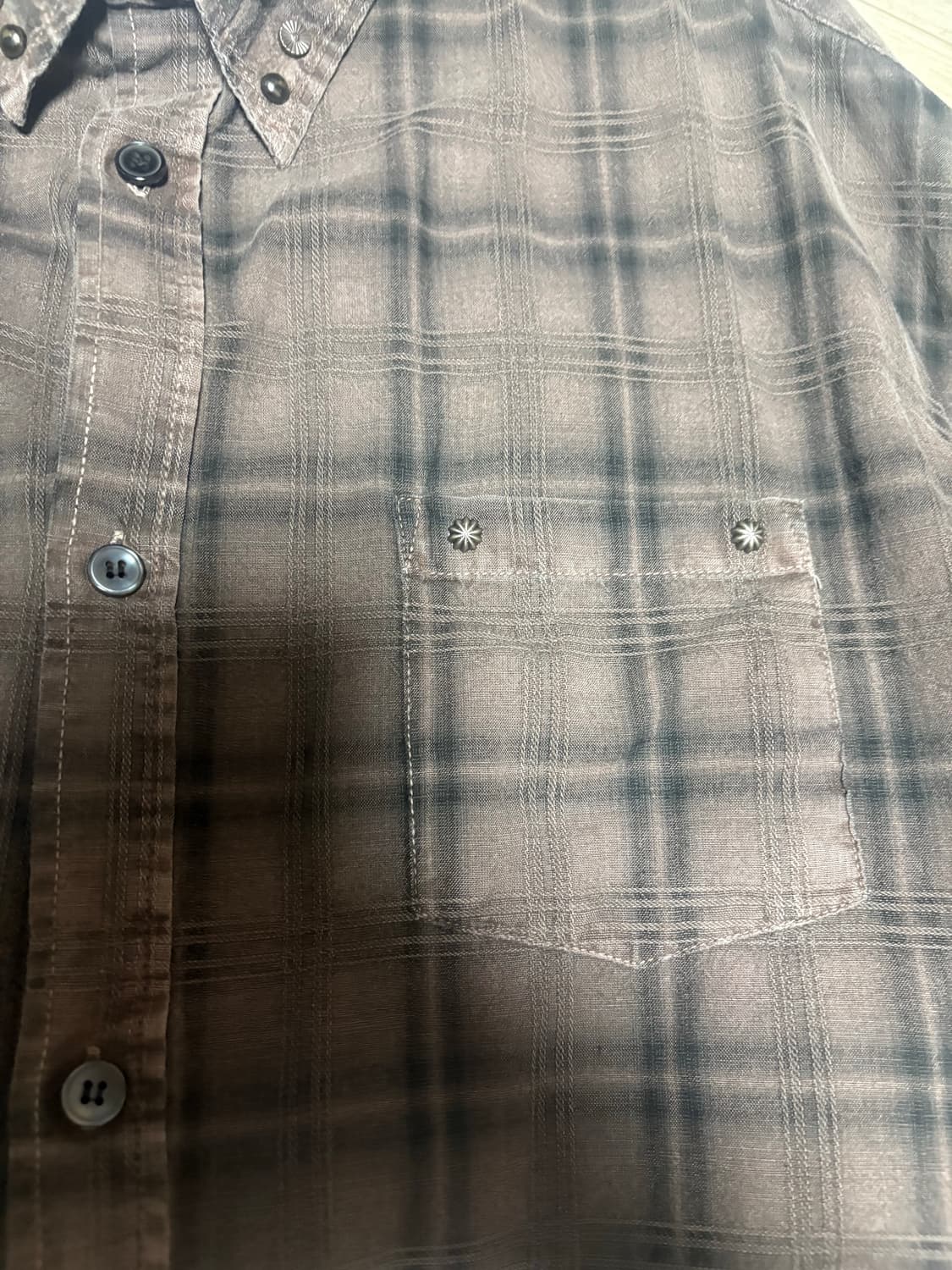 가키하라 체크셔츠 상품이미지3