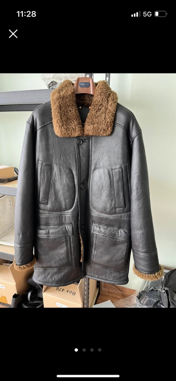 앤더슨 벨 리얼 시어링 무스탕 M size 상품이미지4