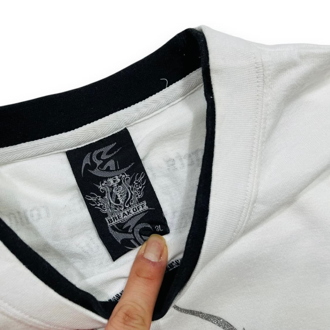 Break Off 트라이벌 드래곤 타투 스트릿 반팔 티셔츠 상품이미지6