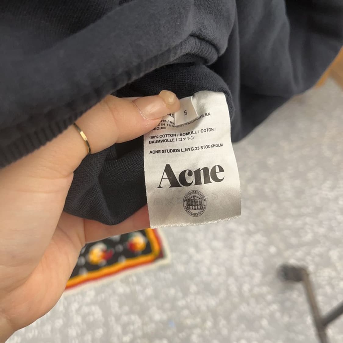 아크네스튜디오 오버사이즈 캐주얼 후드티 105 C06396 상품이미지6