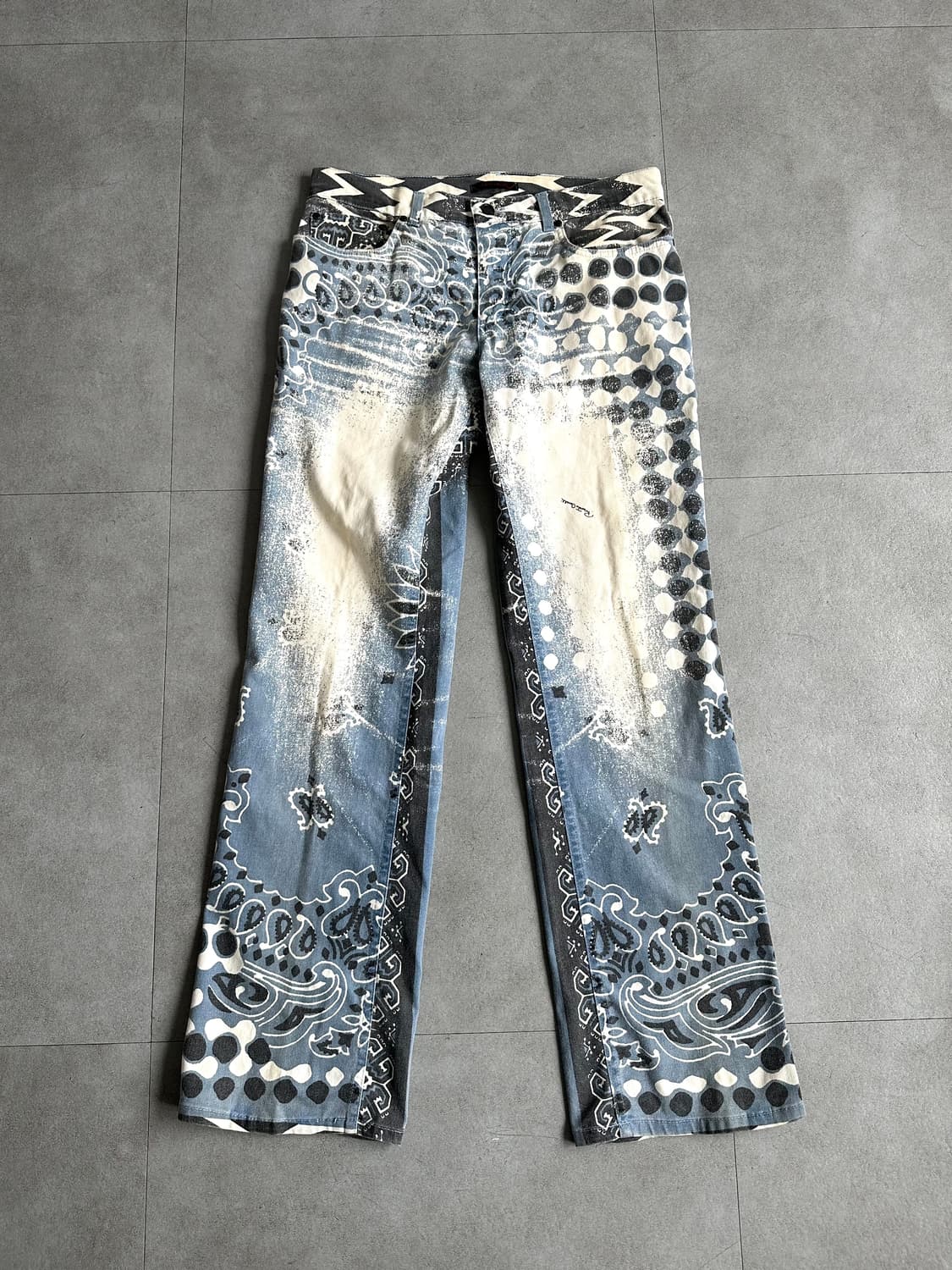 2000s 로베르토 까발리 페이즈 데님팬츠 상품이미지4
