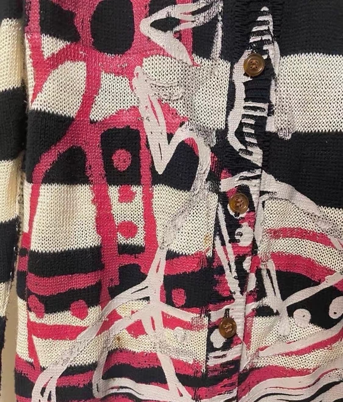 비비안웨스트우드 스트라이프 후드 가디건 상품이미지4