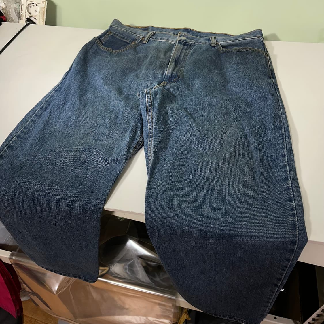 XL 36 리바이스550 USA 레귤러 일자핏 데님팬츠 청바지 상품이미지3