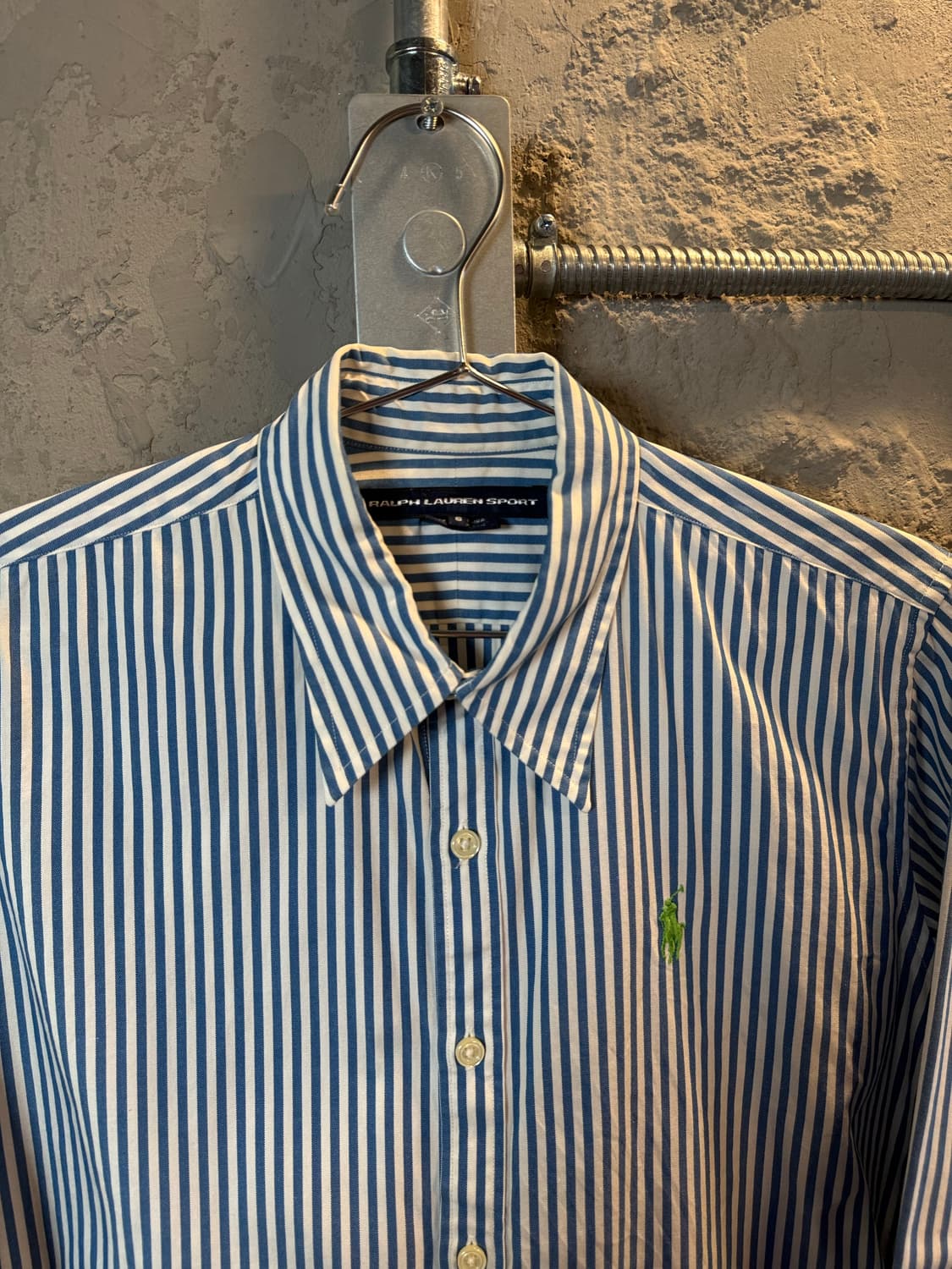 폴로 랄프로렌 스포츠 스트라이프 셔츠 블루 6 상품이미지4