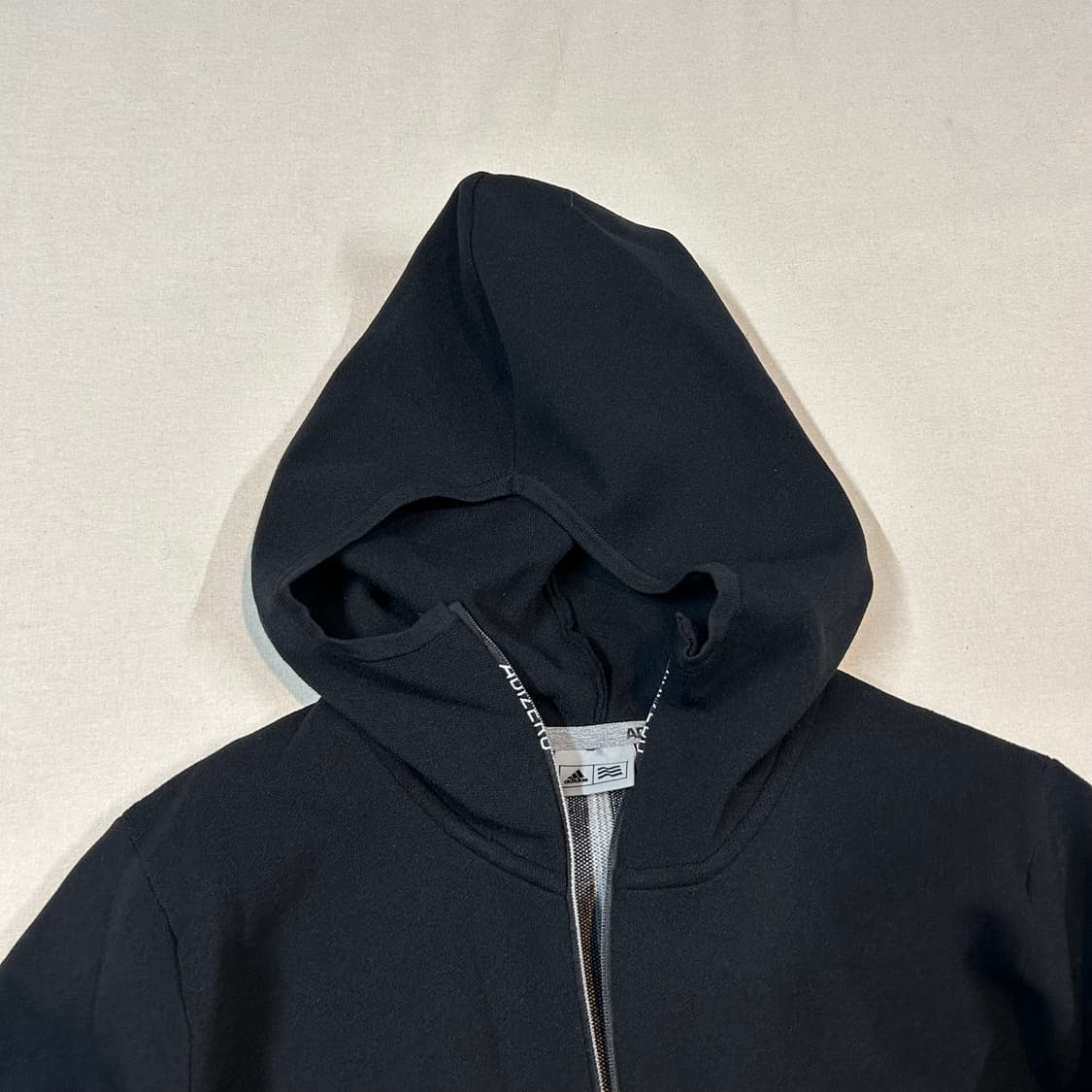 XL) 아디다스 아디제로 니트 후드 집업 블랙 상품이미지4