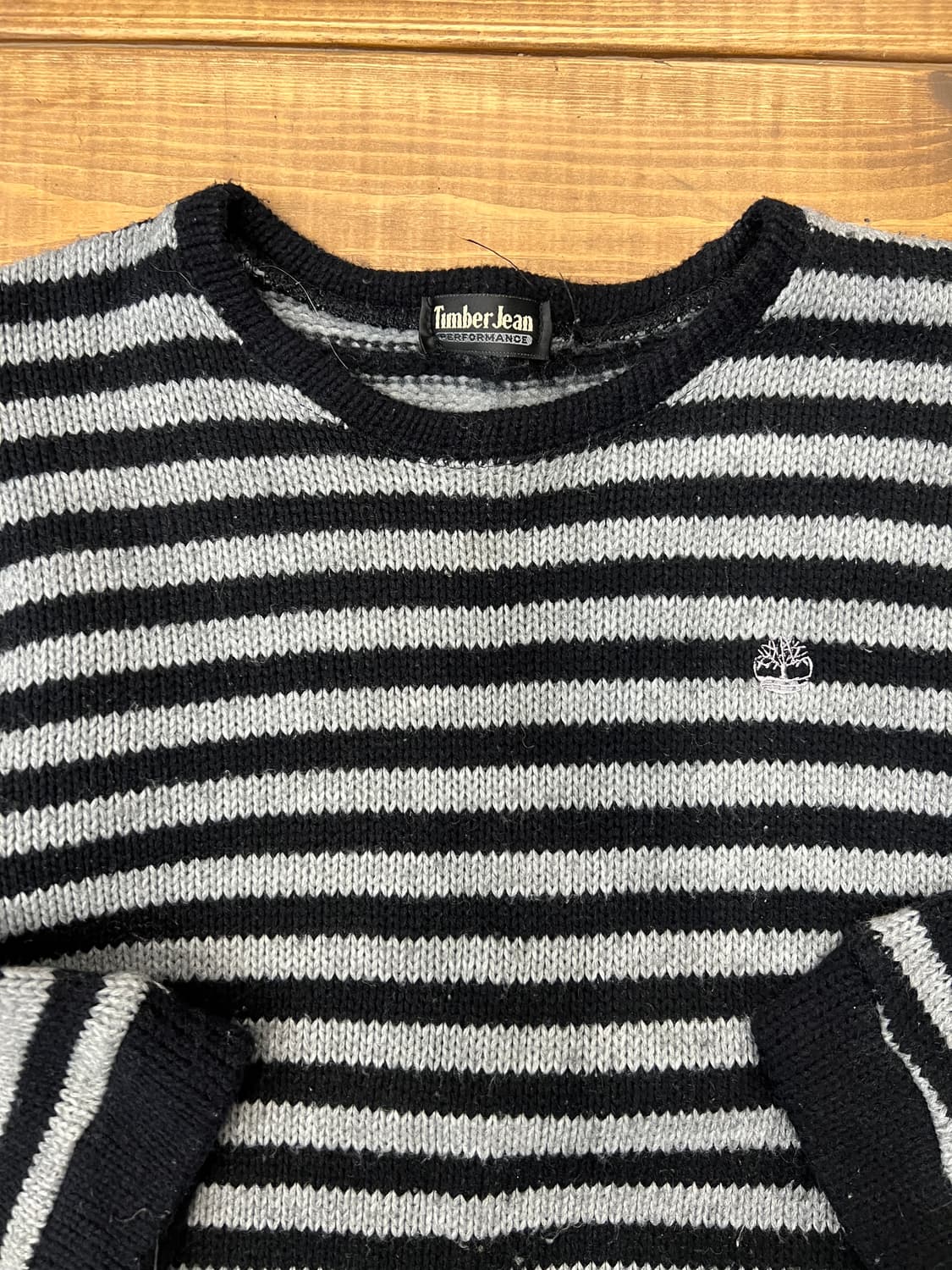 블랙 스트라이프 니트 상품이미지10