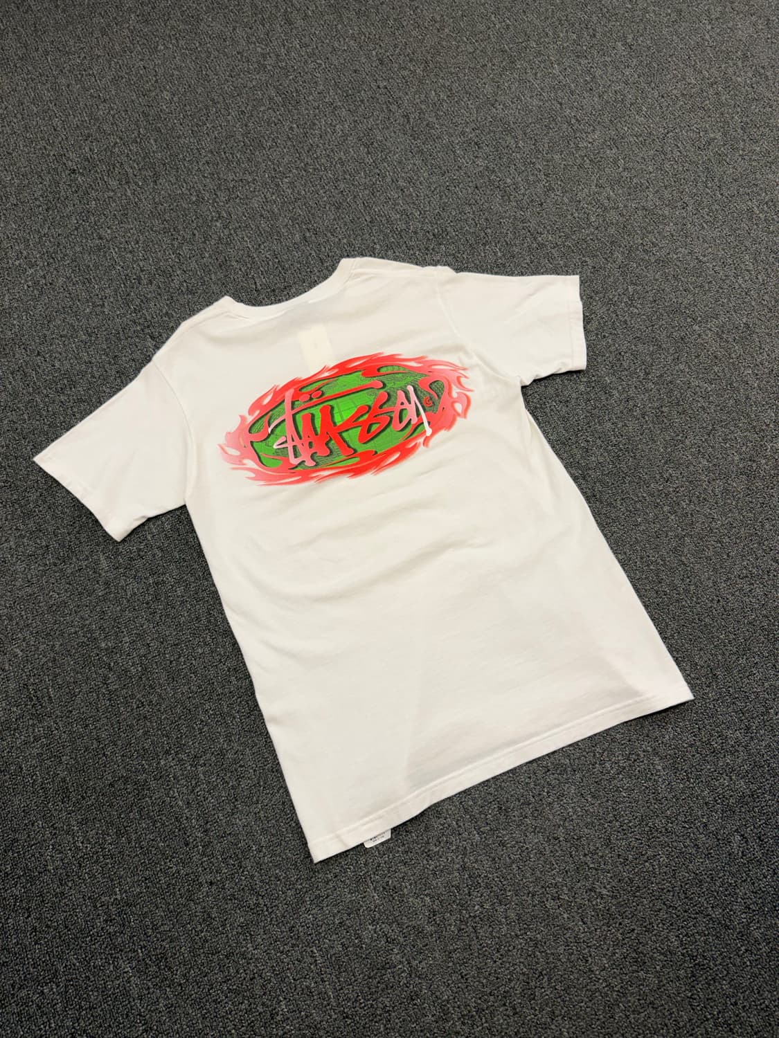 S) 스투시 빈티지 애트머스피어 프린팅 반팔 티셔츠 상품이미지3