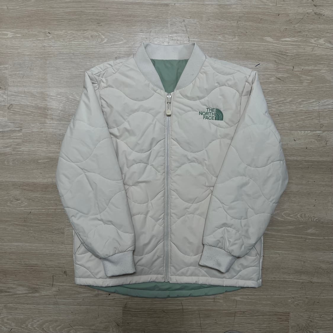 노스페이스 키즈 리버시블 퀼팅점퍼 [아이보리] 140 (9-10세) 상품이미지1