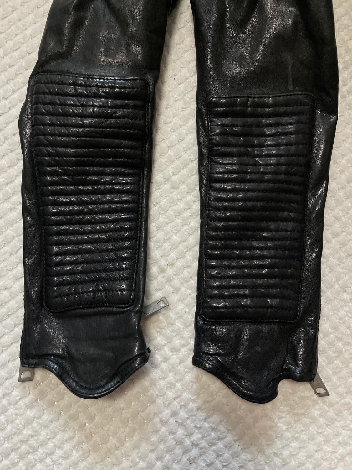 광희시장 웨스턴 무드 양가죽 램스킨 바이커 레더 자켓 상품이미지5