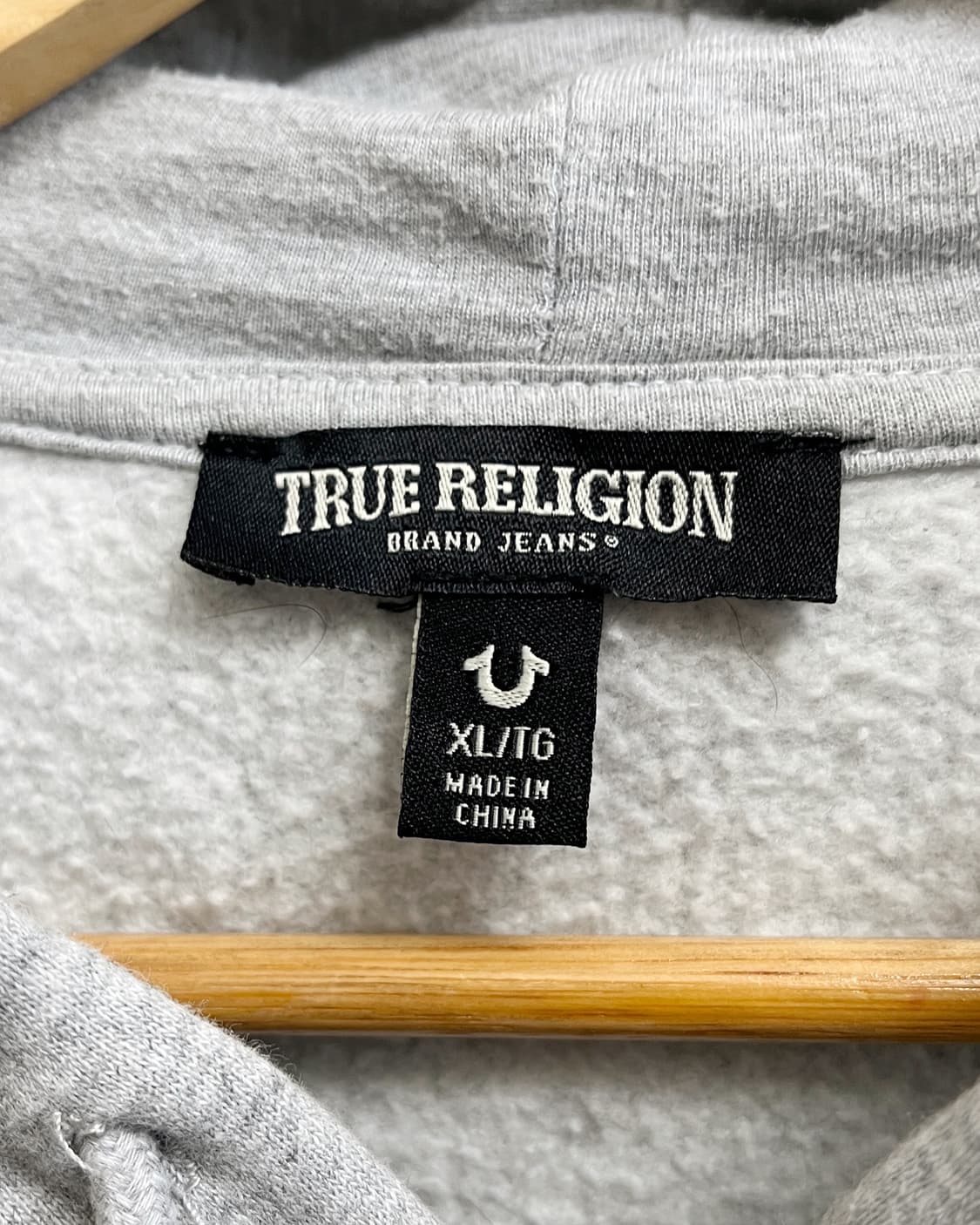 트루릴리젼 백로고 그레이 후드집업 상품이미지9