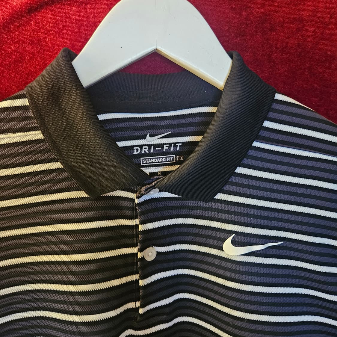 나이키(Nike) 드라이핏 스트라이프 반팔 카라티  상품이미지3