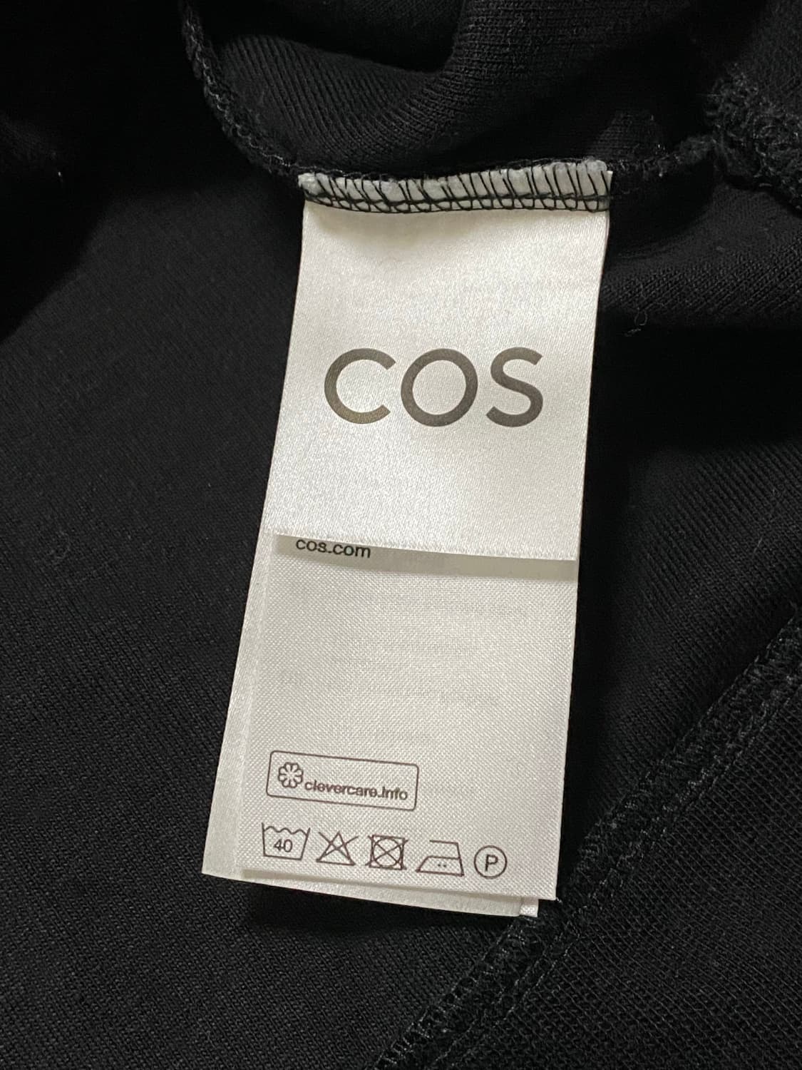 COS 코스 남성 코튼 스웻셔츠 블랙 100 상품이미지6