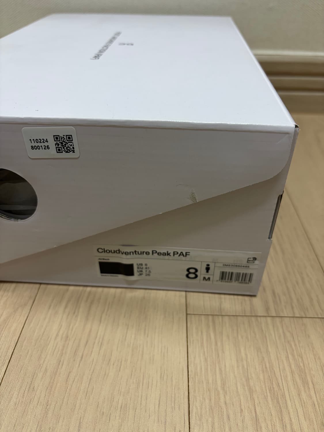 온 러닝 x 포스트 아카이브 팩션 (파프) 클라우드벤쳐 피크 올 블랙 상품이미지4