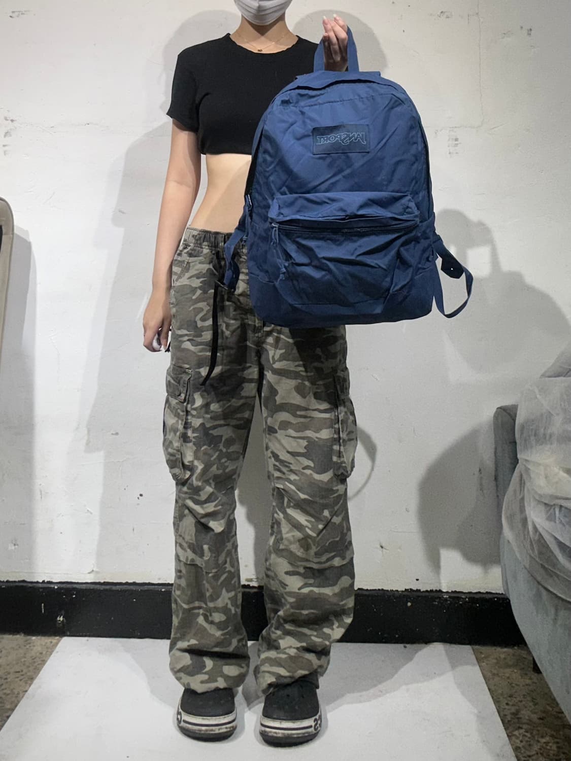 잔스포츠 블루 백팩 가방 상품이미지2