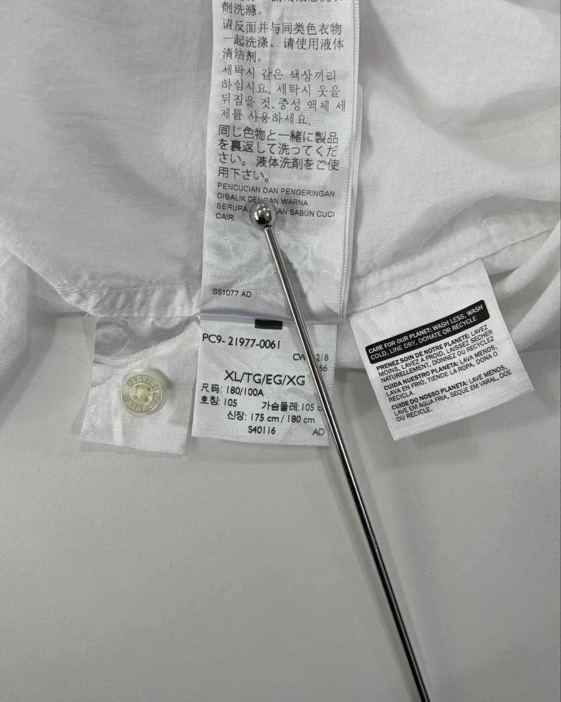 리바이스 린넨 셔츠 상품이미지8