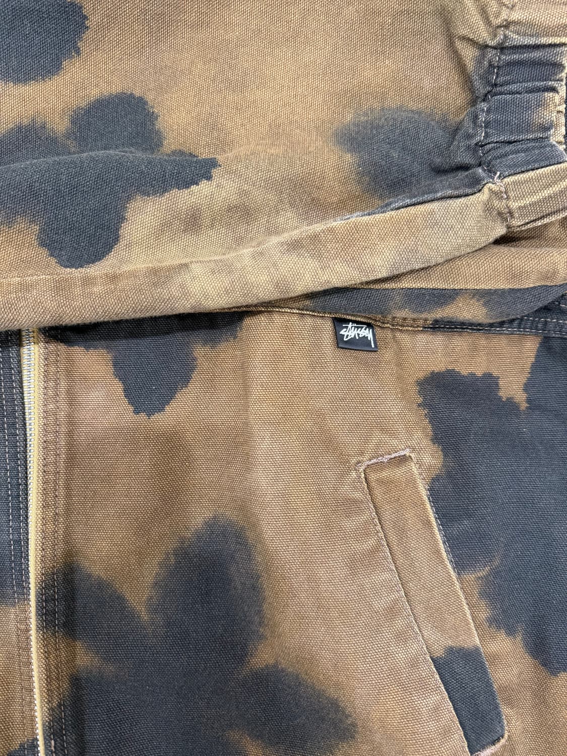 스투시 프로럴 다이 워크 자켓 상품이미지4