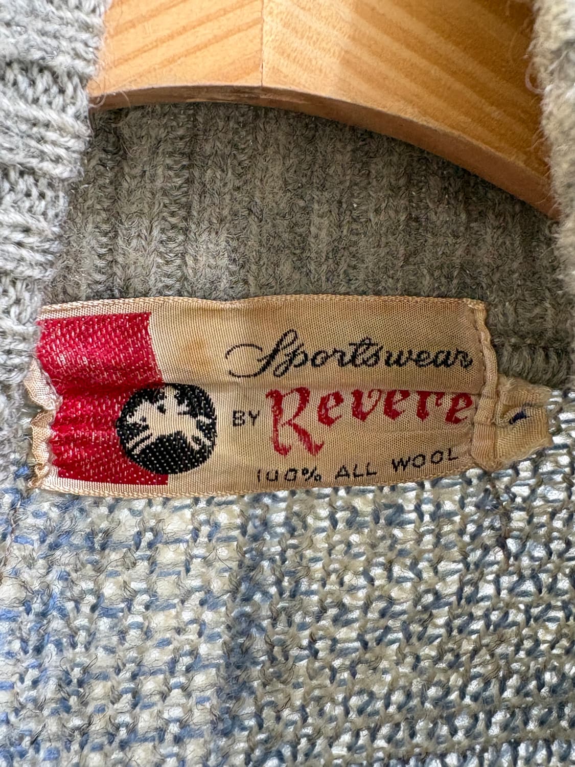 60's REVERE 니트집업 상품이미지6