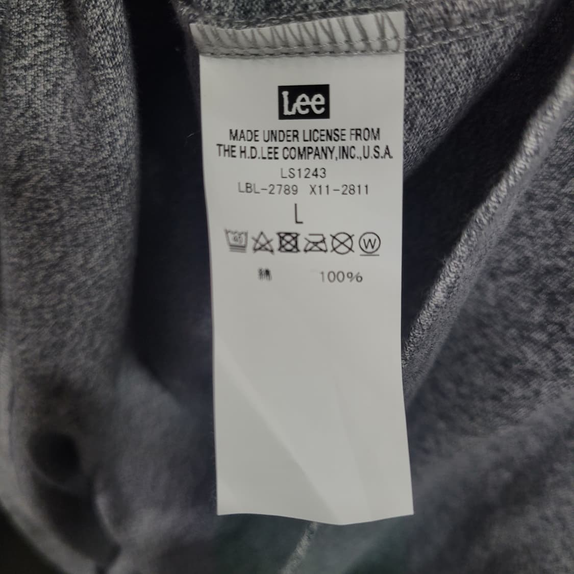 LEE UNION MADE DURABILT 브이넥 셔츠(새제품급) 상품이미지6