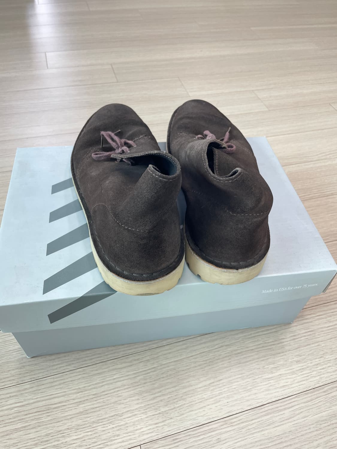 275~280클락스(Clarks) 데저트 부츠 다크브라운 스웨이드 상품이미지4